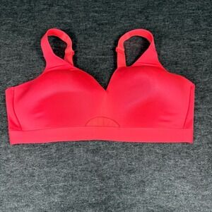Cacique Coral Pink‎ Lightly Lined No-Wire Wireless Bra 42D Seamless Microfiber